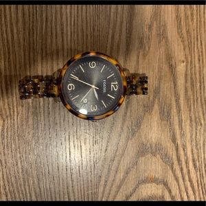 Fossil Tortoise Shell Watch